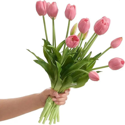 Everbloem Tulpen – Echt gevoel natuurgetrouwe kunsttulpen (15st)