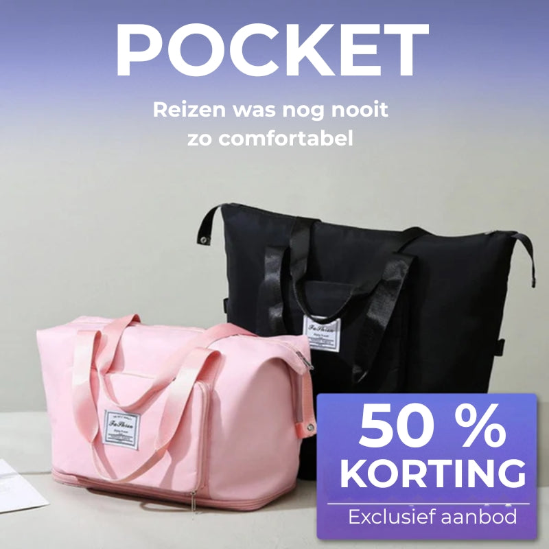 Pocket® Opvouwbare Reistas Zakformaat
