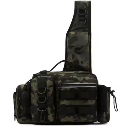 Visserstas met schouder- en heupriem