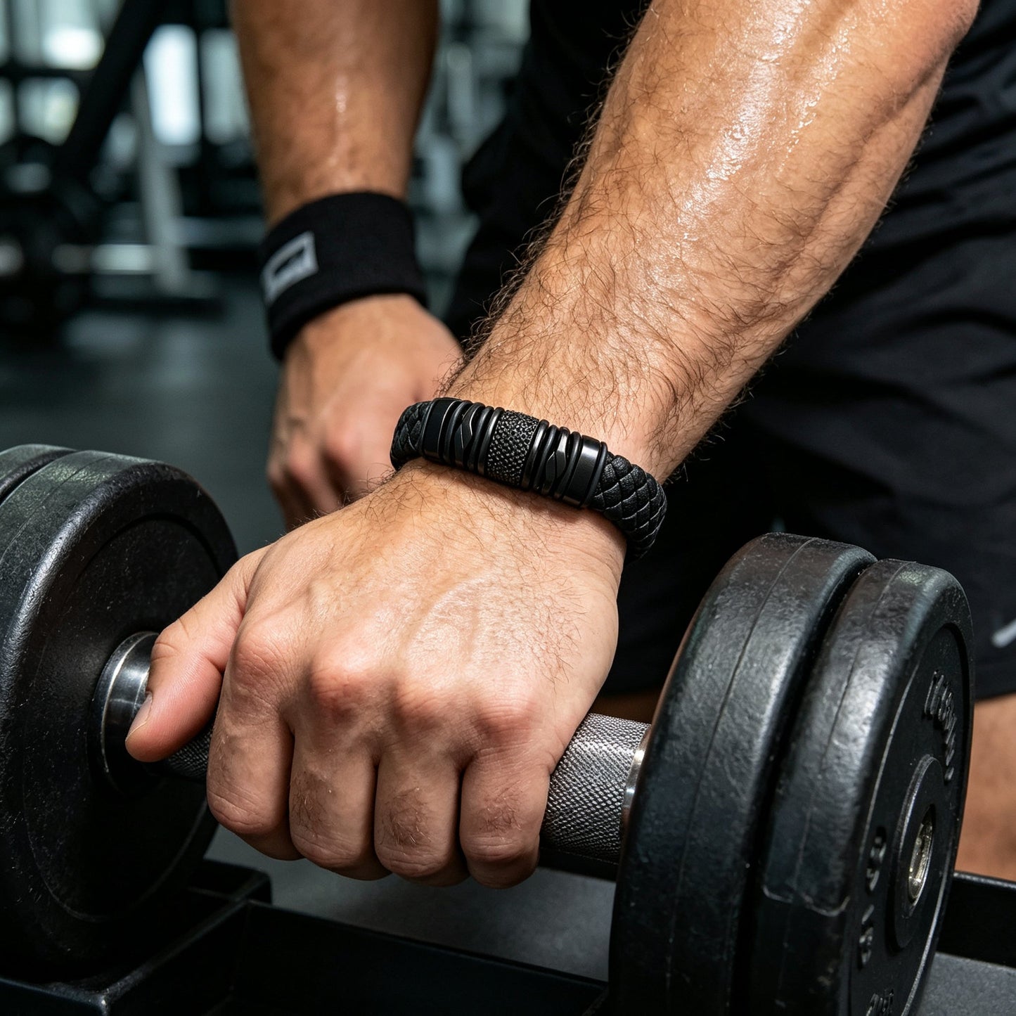 Premium Gevlochten Leren Armband voor Heren