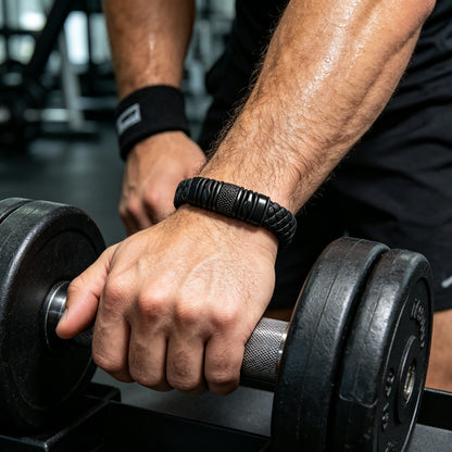 Premium Gevlochten Leren Armband voor Heren