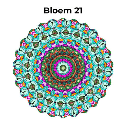 Hangende Windvanger Mandala-3D-effect