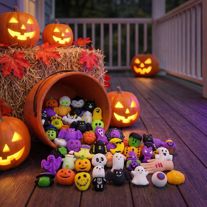 Halloween Anti-Stress Squishies - 10 Stuks
