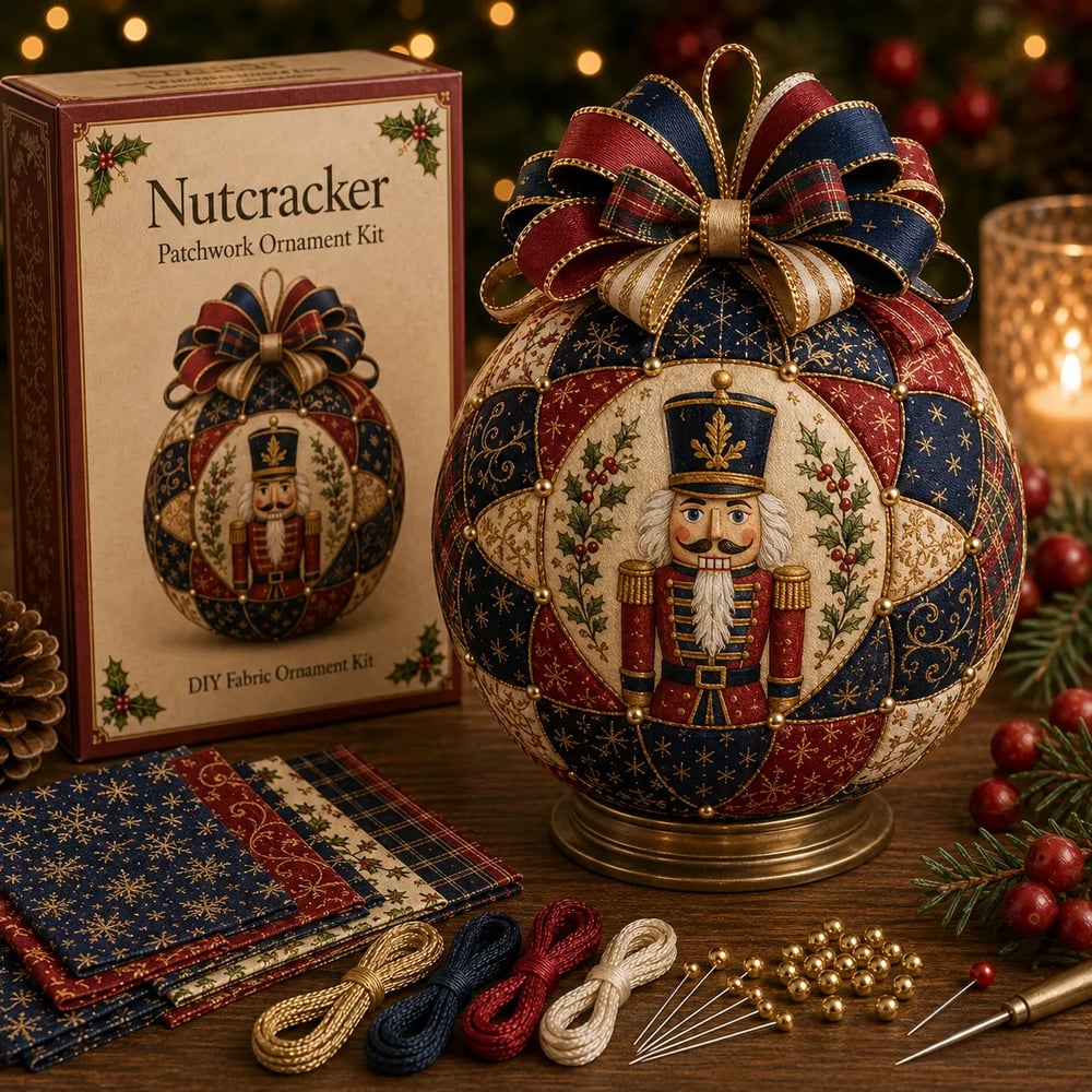 DIY Kerstballen Patchworkset