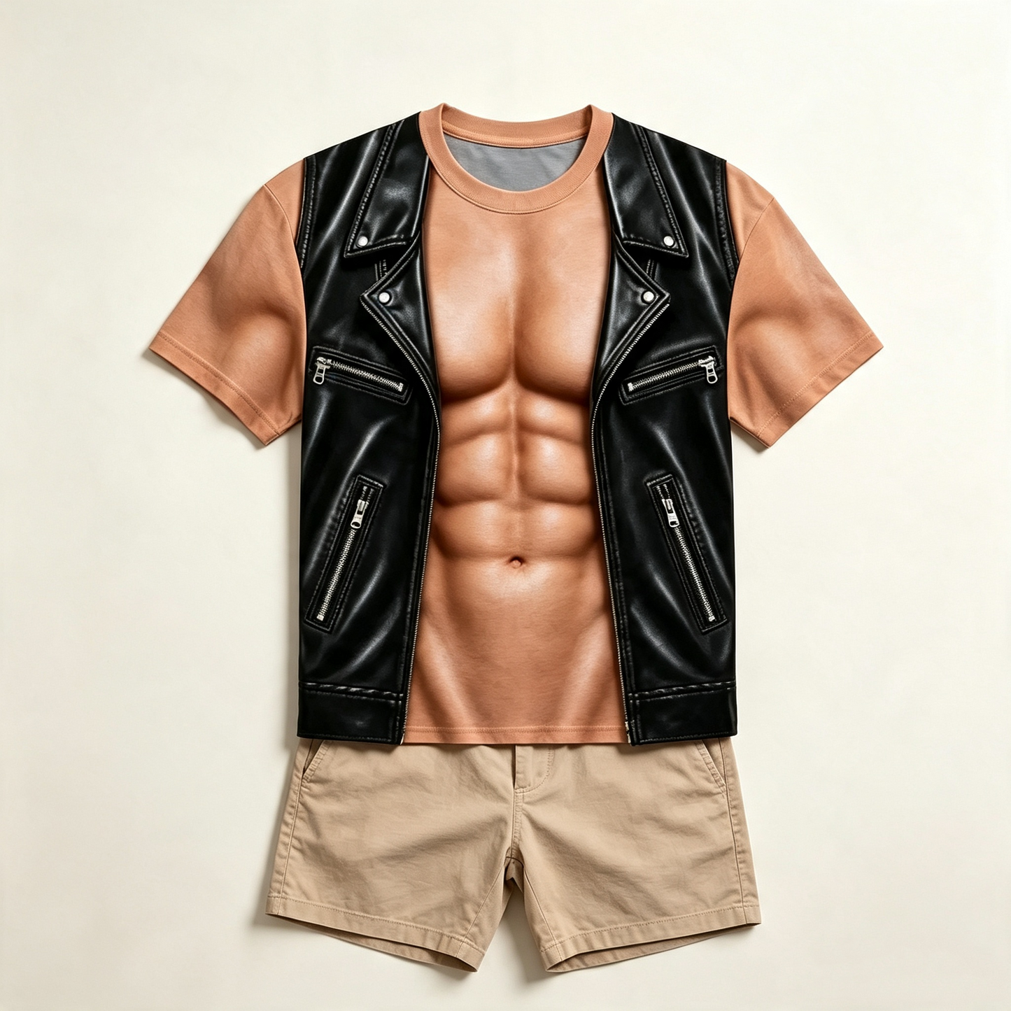 T-shirt met Spierprint