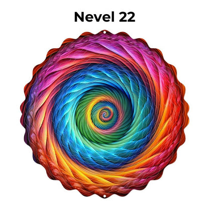 Hangende Windvanger Mandala-3D-effect