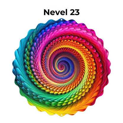 Hangende Windvanger Mandala-3D-effect