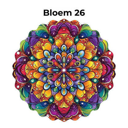 Hangende Windvanger Mandala-3D-effect