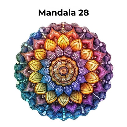 Hangende Windvanger Mandala-3D-effect