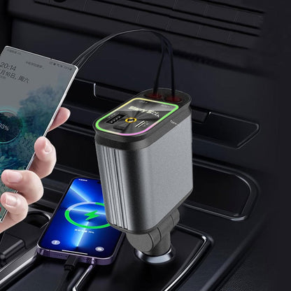 Uittrekbare Kabel Autolader