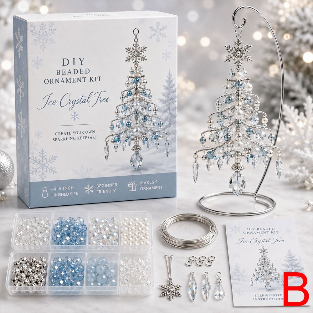 DIY Kerstboomornament met Kralen – Creatieve Kerstboomversiering
