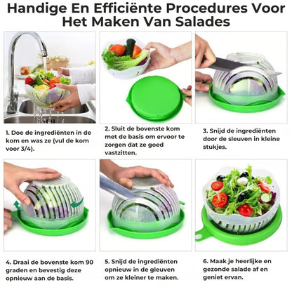 🎁Instant Salade Kom - Snij fruit en groenten in 15sec