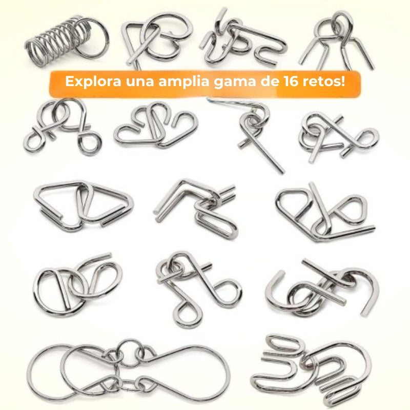 Montessori Metalen Puzzelset