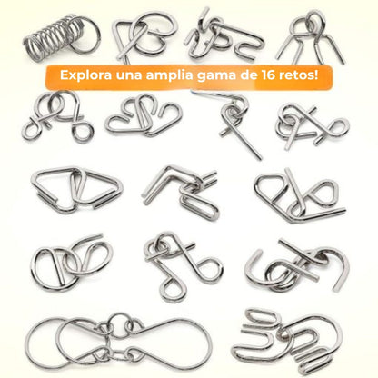 Montessori Metalen Puzzelset