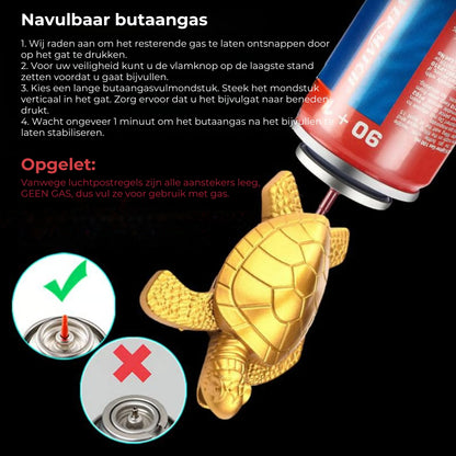 Schildpad Aansteker