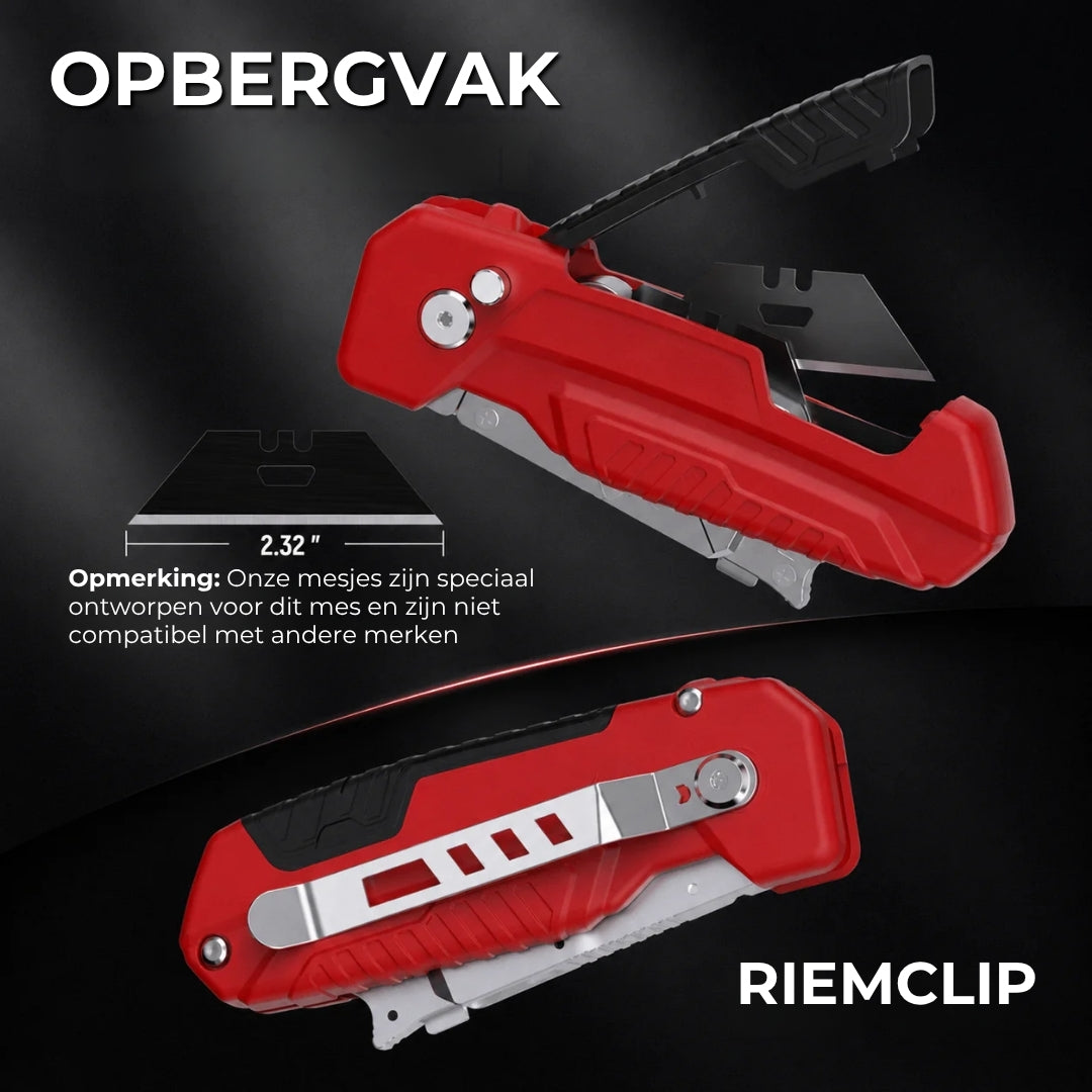 2-in-1 Opvouwbaar Mes & Schraper
