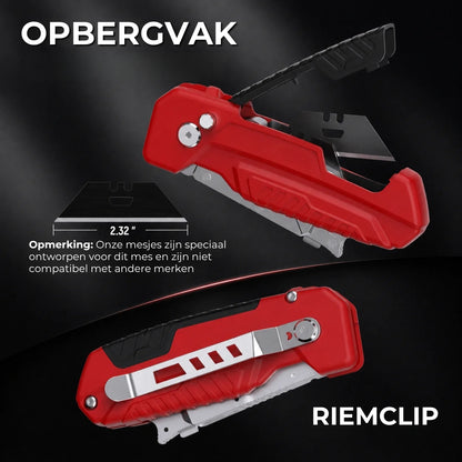2-in-1 Opvouwbaar Mes & Schraper