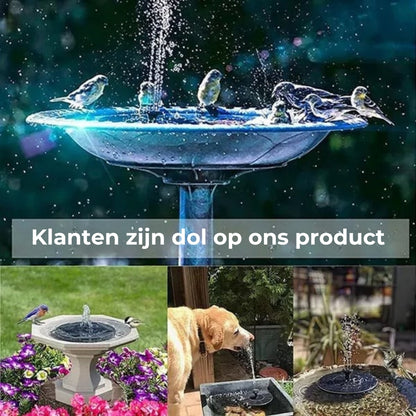 Automatische Fontein op Zonne-Energie