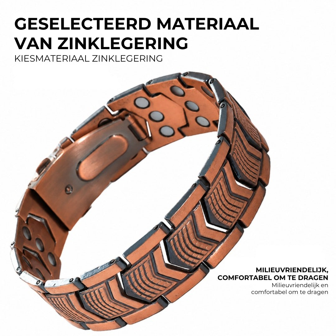 Metalen Armband voor Magneettherapie