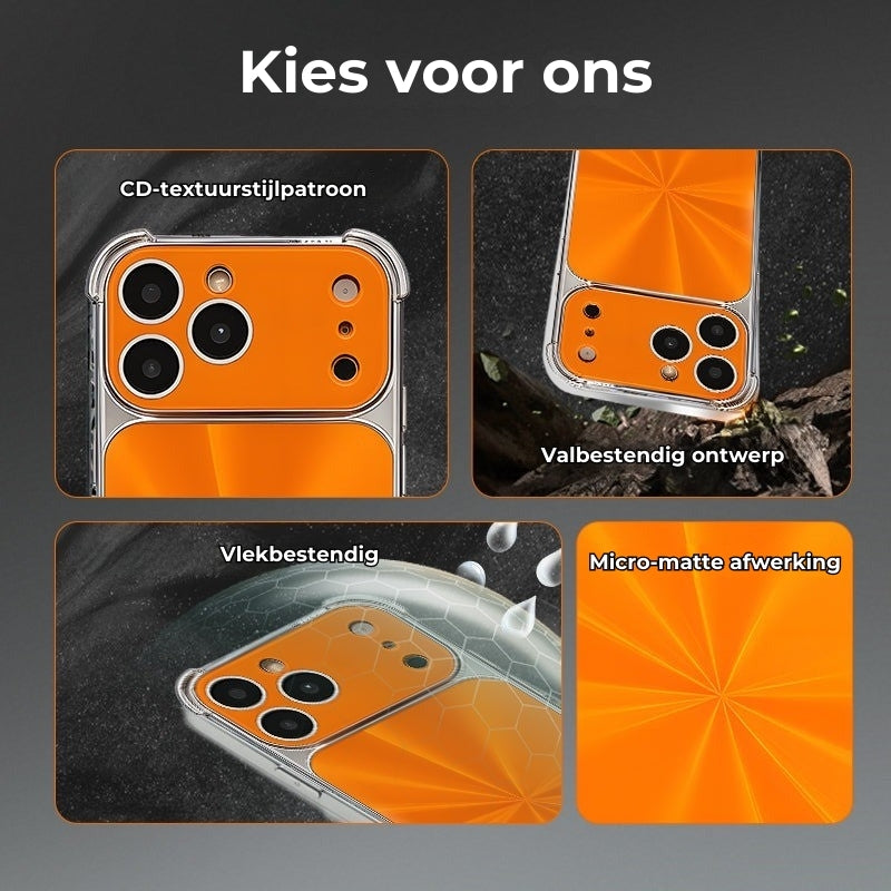 Iphone Hoesje met CD-Textuur Ontwerp