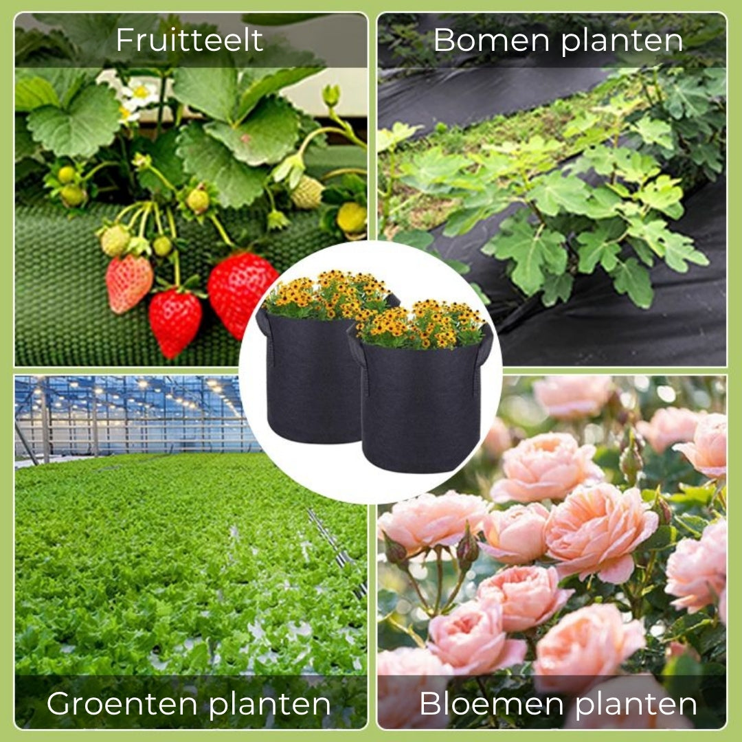 Geotextiele Kweekzak | Microgeperforeerd voor Gezonde Wortels & Planten