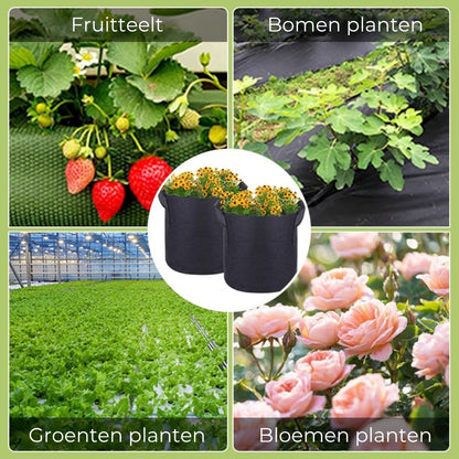 Geotextiele Kweekzak | Microgeperforeerd voor Gezonde Wortels & Planten