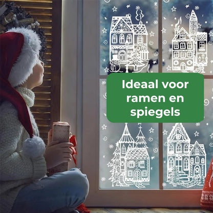 Kerst Raamstickerset - 78 Stuks