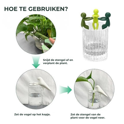 Plant Buddy - Creatieve Plantensteunfiguren (3st)