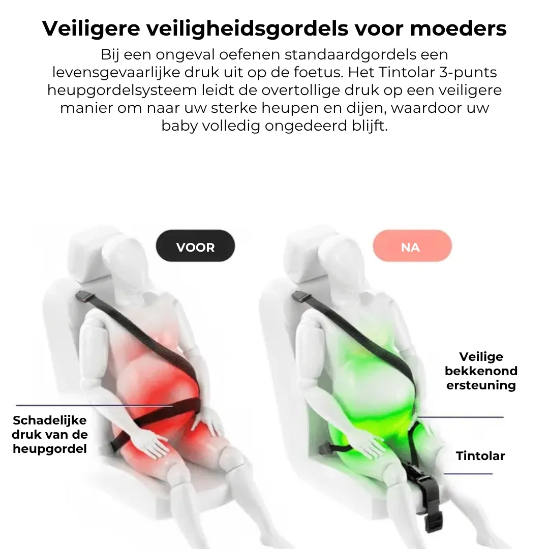Veiligheidsgordelversteller voor Zwangere Vrouwen