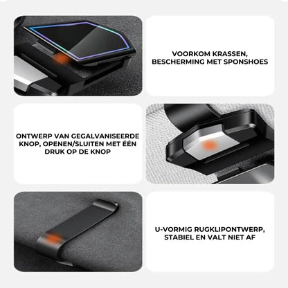 Magnetische brilhouderclip voor in de auto