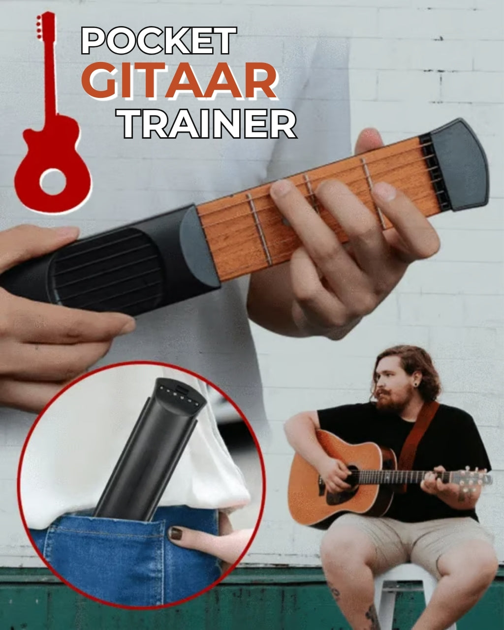 Draagbare Digitale Zakgitaar