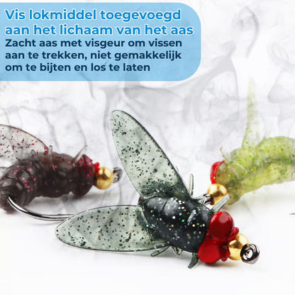 Vliegende Vlieg Vissenaas - 10 Stuks