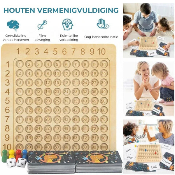 Vermenigvuldigingstabel spel