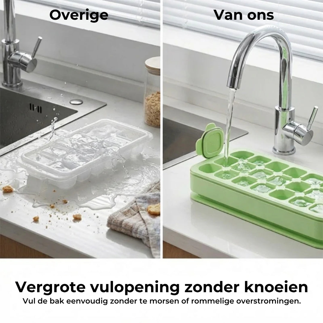 Afgesloten Ijsblokjesvorm met Deksel
