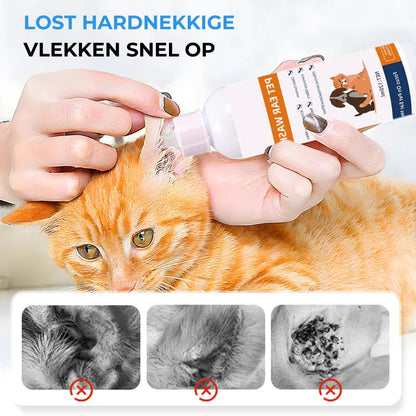 📢✨ Oorreiniger voor huisdieren - Milde formule met verzachtende aloë voor honden en katten, voorkomt infecties en geurtjes 🌿