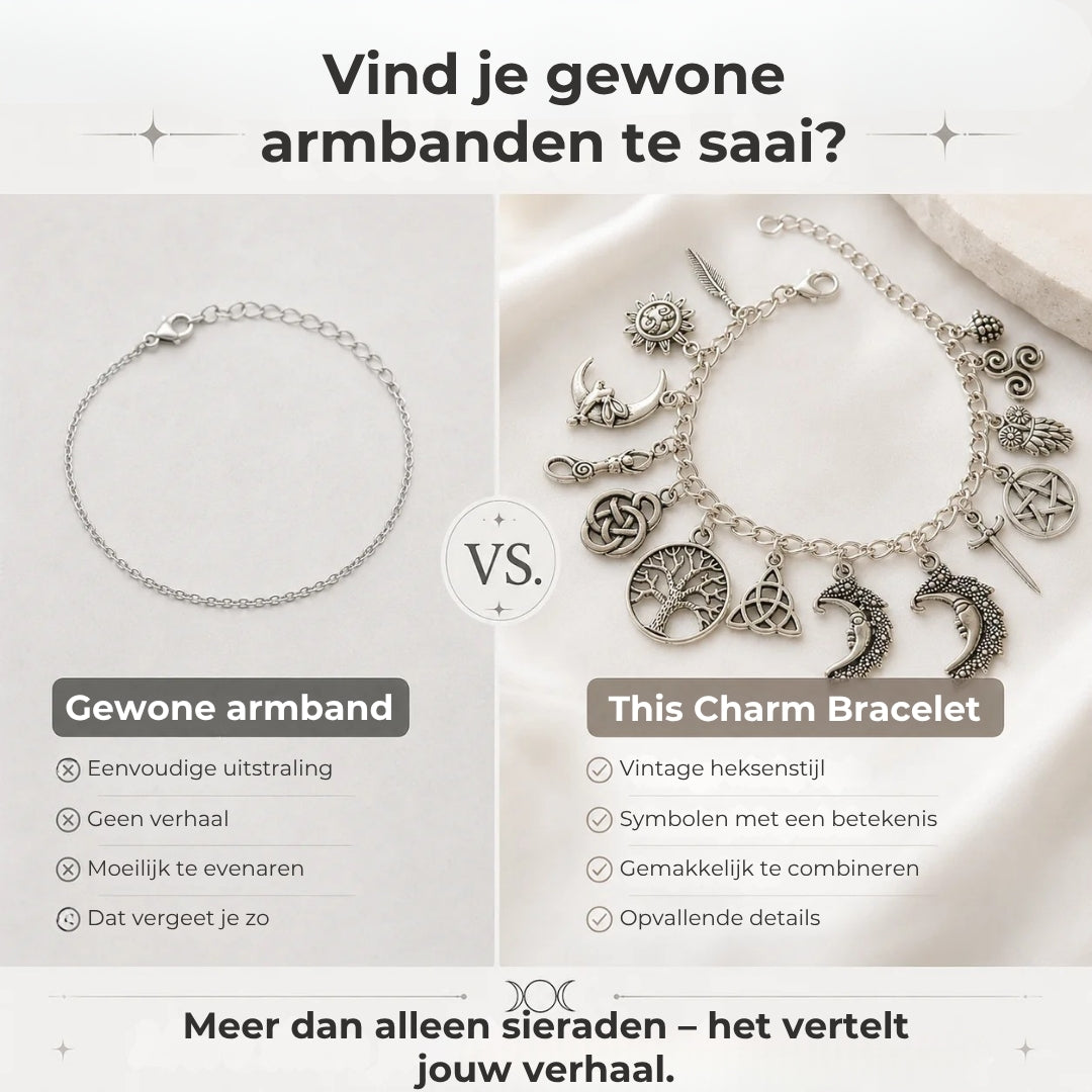Symbolische Armband met Bedeltjes