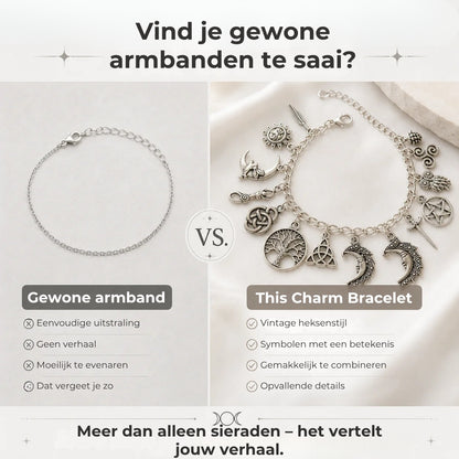 Symbolische Armband met Bedeltjes
