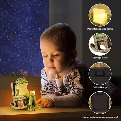 Kikker Solar Tuindecoratie