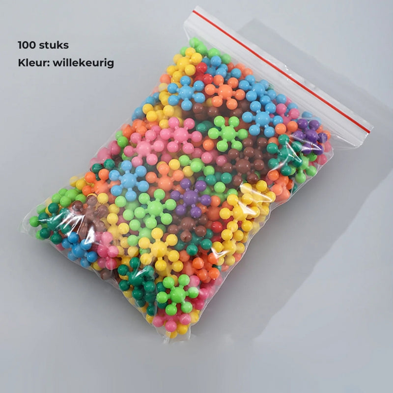 Montessori Sneeuwvlok Bouwstenen