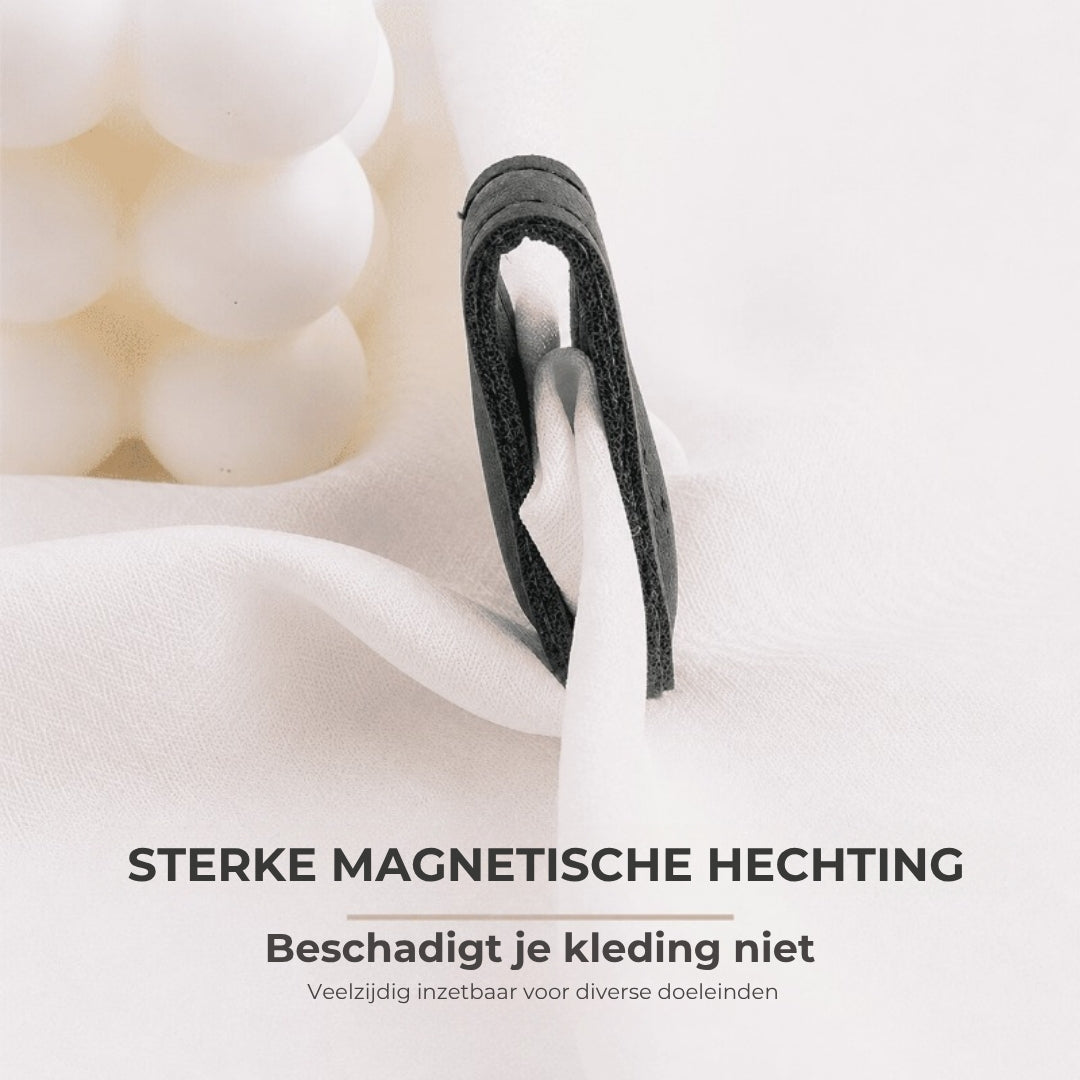Magnetische Lederen Mouwclips