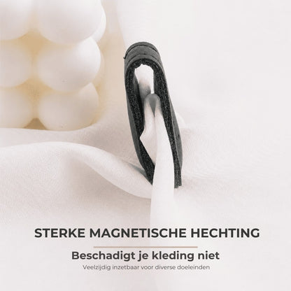 Magnetische Lederen Mouwclips