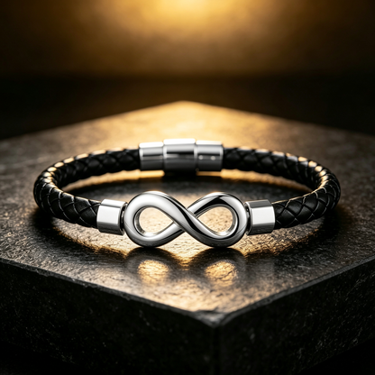 Premium Gevlochten Leren Armband voor Heren