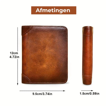 Ultradunne Leren RFID Portemonnee