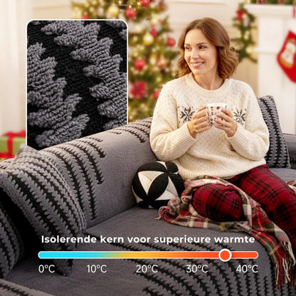 Zachte, krasvrije pluche sofadekens - huidvriendelijk, huisdiervriendelijk en onderhoudsvriendelijk
