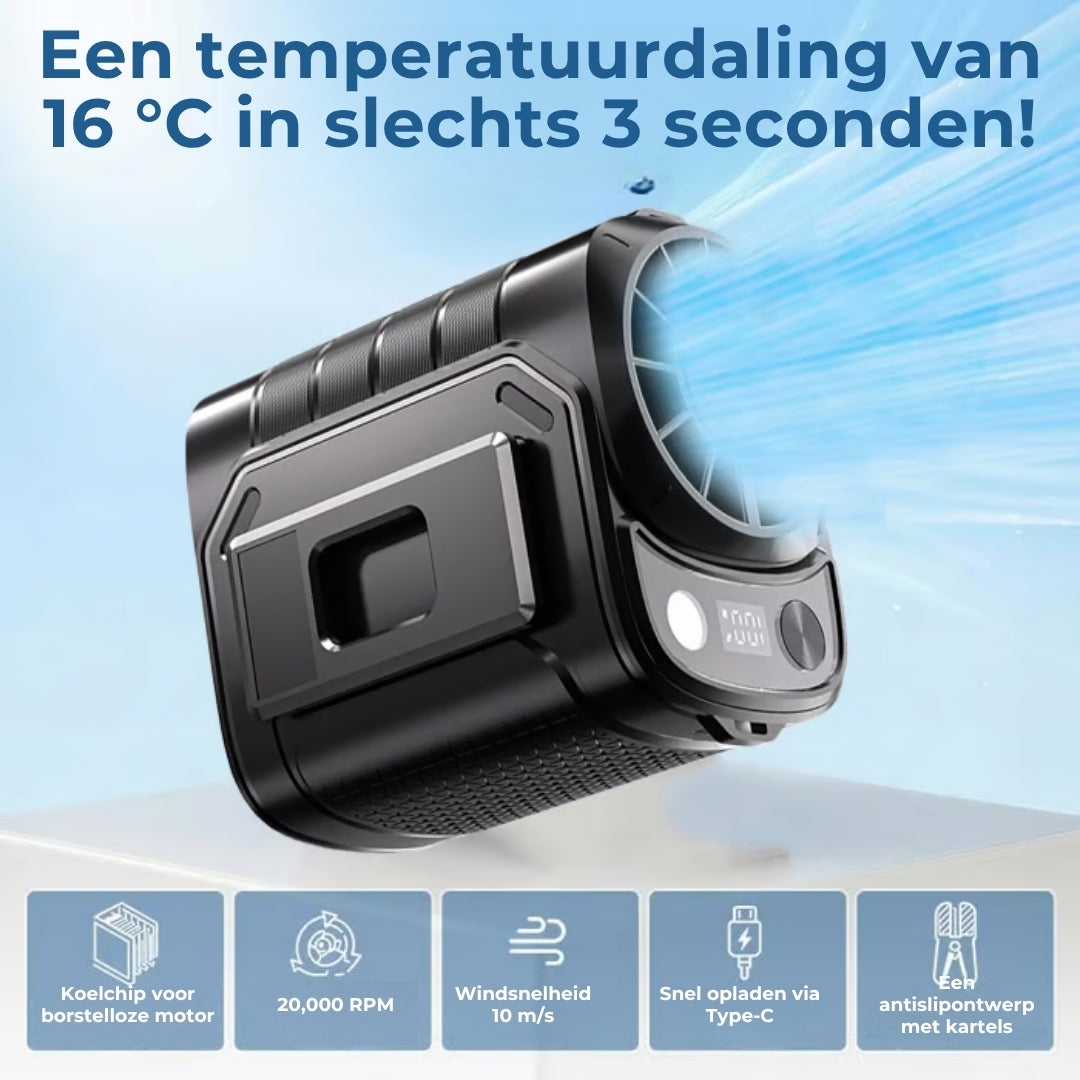 Draagbare Auto Clipventilator