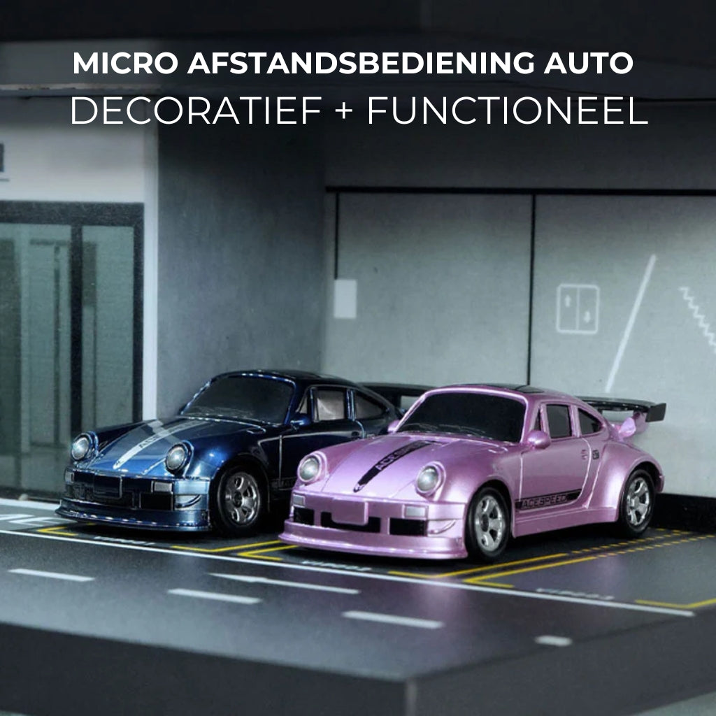 Mini-raceauto met afstandsbediening