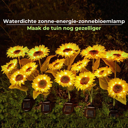 🌻 Waterdichte zonnebloem zonne-energie-lampen