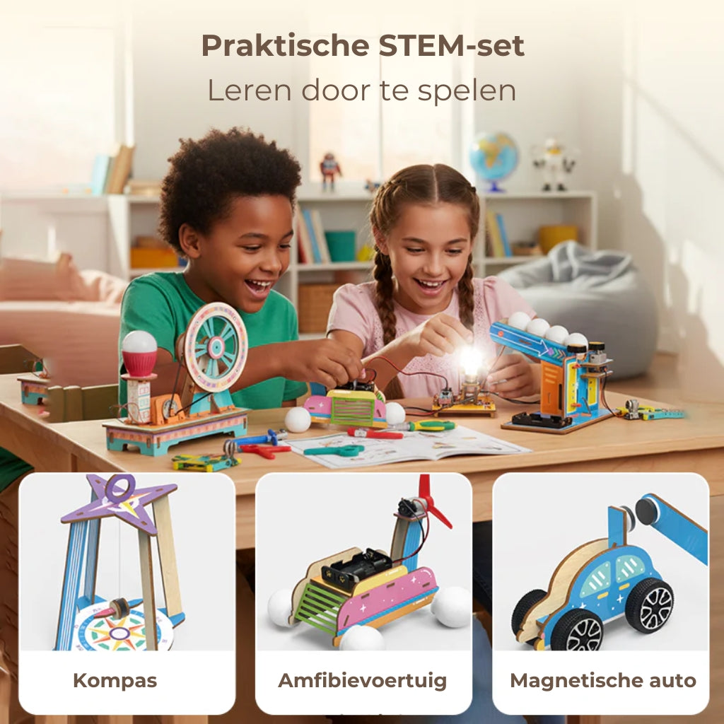 8-in-1 Wetenschappelijke Experimenten Kit