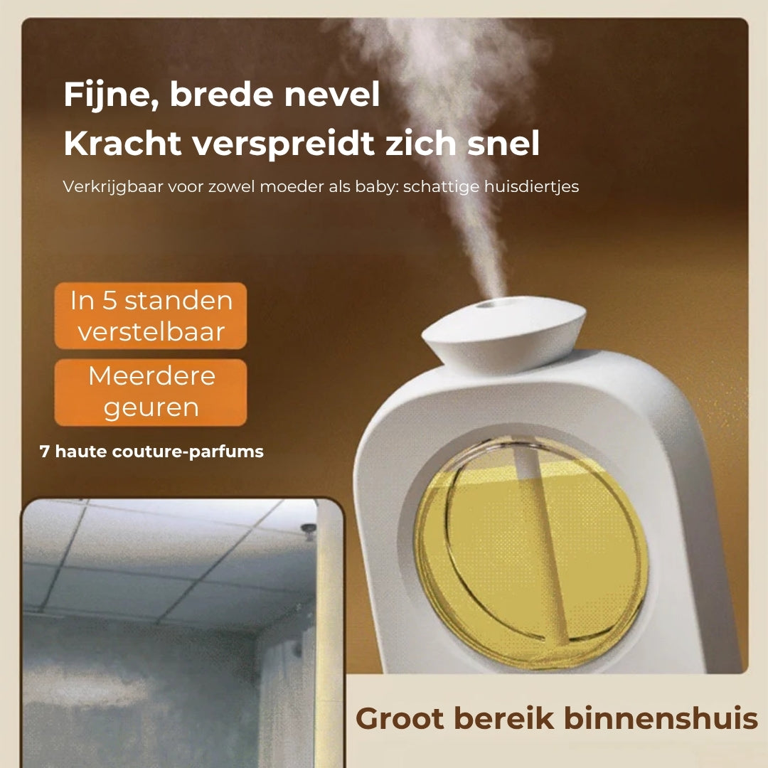 Automatische Aroma Diffuser met 5 Standen – Wand- & Staand Model