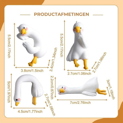Mini-eendjes Bureaudecoratie
